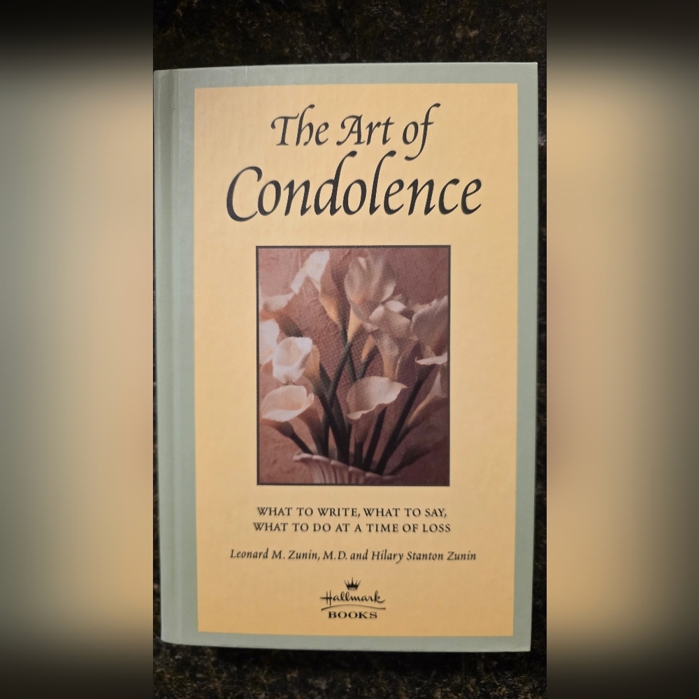 💥4 for $25💥 Hallmark Books - The Art Of Condolence